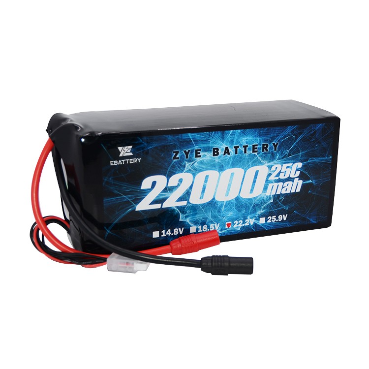 Pacáiste Battery Lipo 6S 22.2V