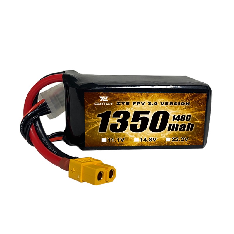 Ceallraí Lipo Ard 120C 1350mah 1550mah le haghaidh Drone FPV