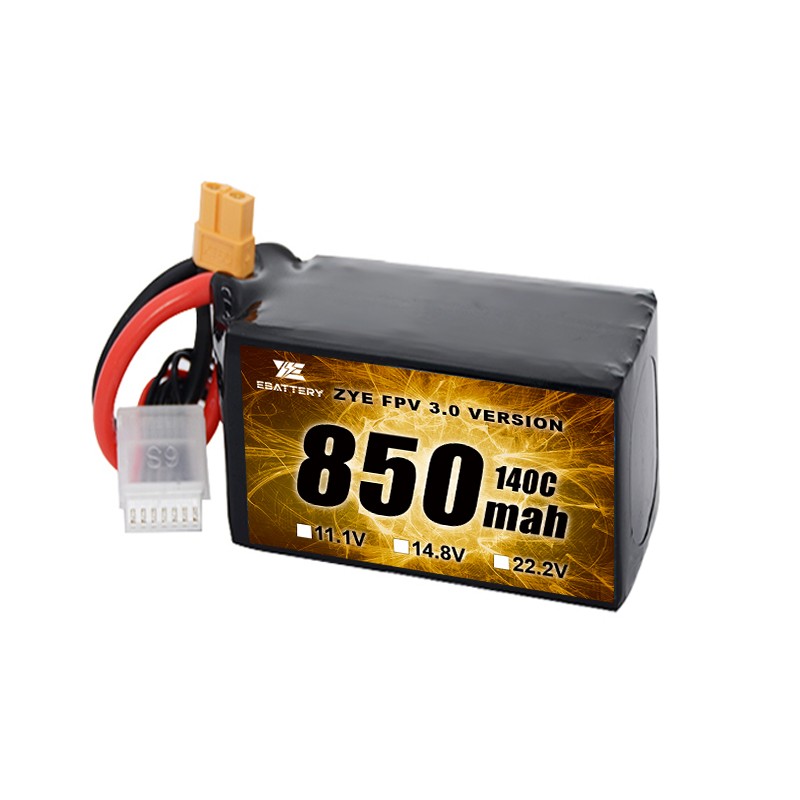 Méid Beag 850mah 1100mah 1300mah 1500mah FPV Lipo Battery